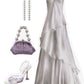 White Fashion Elegant Strapless Sweetheart Long Satin Ball Gown Evening Dress Party Dress nv3409