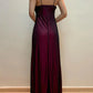 Purple Vintage Fashion V Neck A-Line Long Tulle Ball Gown Evening Dress Party Dress nv3438