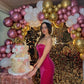 Hot Pink Simple Elegant Velvet Long Party Dress Birthday Dress Prom Dress Evening Dress nv1996