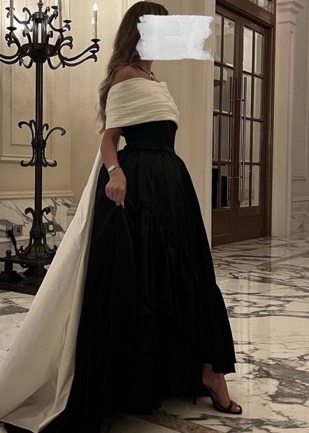 Black fashion elegant charming one shoulder off shoulder short sleeve long slit ball gown evening dress party dress nv2454