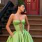 Green Fashion Sweetheart Neck Lace Short Evening Dress Prom Dress Party Dress nv3037