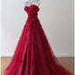 Pink/Purple/red Gorgeous Exquisite Floral Off-the-shoulder Long Elegant Fairy Ball Gown Evening Gown Tulle Party Dress nv3306