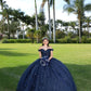 Blue sweet gorgeous elegant long adult dress prom dress party dress nv2459