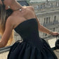 Black short homecoming dress cocktail dress prom dress nv1894