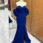 Mermaid Sweetheart Neck Satin Royal Blue Long Prom Dress nv1680