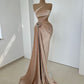 Nude Wunderschönes Elegantes Langes Samt Bodenlanges Sexy Ballkleid Abendkleid nv3427