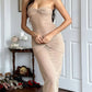 Champagne Fashion Bodycon Evening Dress Prom Dress Party Dress nv1866