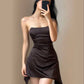 Simple tight strapless birthday party dress prom dress evening dress homecoming dress nv1815