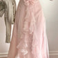 Pink sweet cute long tulle ball gown evening dress Christmas holiday party dress nv3065