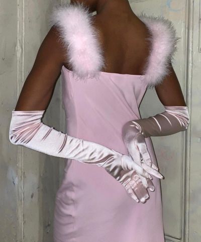 Pink Fashion Furry Strap Midi Satin Homecoming Dress Christmas Holiday Party Dress nv3119