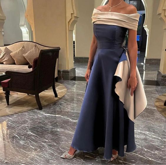 Blue fashion simple elegant long formal prom dress evening dress party dress nv2531