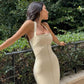 White solid color wide shoulder straps simple elegant long prom dress evening dress party dress homecoming dress nv2180