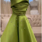 Green/Red/Purple/Blue Fashion Spaghetti Strap Midi Satin Homecoming Dress Birthday Party Dress nv3206