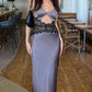 Sexy Hollow Lace Ball Gown Evening Dress Holiday Party Dress nv1822