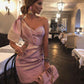 Pink Shiny Simple Fashion Short Prom Dress Party Dress Homecoming Dress nv2175