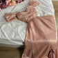 Strapless Simple Pink Satin Long Evening Dress Low Profile A-Line Ball Gown nv2774