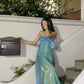 Vintage Bodycon Backless Floor Length Long Ball Gown Mint Green Evening Dress Party Dress nv2915