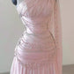 Pink Beaded Elegant Floor-Mounting Maxi Dress Long tulle Ball Gown Evening Dress nv2645