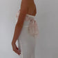 White off-the-shoulder bodycon long ball gown elegant party dress evening gown nv1777