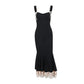 Black sweetheart mermaid long prom dress sweet formal party dress graduation dress evening dress nv1859