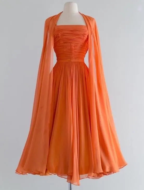 Orange Chic Homecoming Dress Short Prom Dress Party Dress nv2091