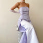 Lilac Vintage Fashion Exquisite Embroidery Applique Beaded A-Line Off-the-shoulder Long Satin Elegant Prom Gown Evening Gown Party Dress nv3678