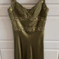 Elegant Sheath Olive Green Prom Dresses Long Formal Dress  nv1703