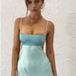 Simple Spaghetti Strap Long Ball Gown Birthday Dress Evening Dress nv1763