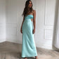 Simple Spaghetti Strap Long Ball Gown Birthday Dress Evening Dress nv1763