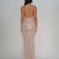 Simple Mermaid Strap Sequined Ball Gown Evening Dress Prom Dress nv1762