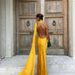 Fashion Elegant Mermaid Sleeveless Satin Ball Gown Evening Dress nv1915