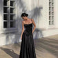 Black sexy mermaid spaghetti strap birthday dress prom dress evening dress nv1959