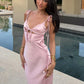 Fashion Sleeveless Sexy V-Neck Lace-Up Suspender Satin Long Prom Dress Evening Dress Party Dress nv1935