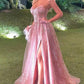 Pink Gorgeous Sweetheart Ball Gown Evening Dress nv1983