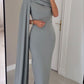 Blue simple elegant long prom dress evening dress party dress nv2470