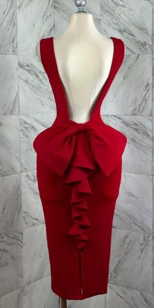 Red V-neck wide straps stylish elegant long ball gown evening dress party dress nv3160