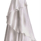 White Fashion Elegant Strapless Sweetheart Long Satin Ball Gown Evening Dress Party Dress nv3409