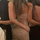 Champagne Fashion Bodycon Evening Dress Prom Dress Party Dress nv1866