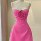 Sweet Mini Pink Rose Short Dress Prom Party nv1691