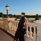 Black suspenders stylish elegant long short ball gown evening dress nv3163