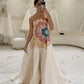 Ivory White Gorgeous Exquisite Beading Long Ball Gown Evening Gown Wedding Dress nv3533