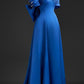 Blue Gorgeous Elegant Rhinestone Long Ball Gown Evening Dress Holiday Party Dress nv3087