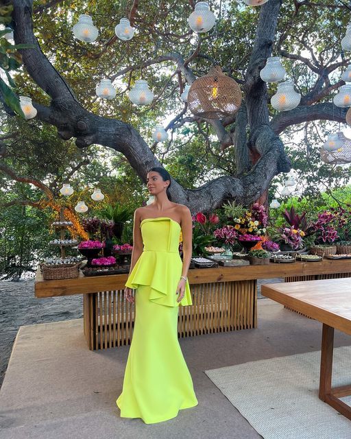 Yellow Green Simple Satin Mermaid Long Ball Gown Evening Dress Wedding Guest Dresses banquet outfit nv2988