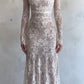 Elegant lace long ball gown evening dress nv1803