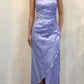 Purple Slit A-Line Spaghetti Strap Long Ball Gown Evening Dress nv2802