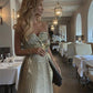 Champagne Gold Fashion Short Party Dress Evening Dress Homecoming Dress nv2172