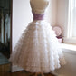 Pink Vintage Sweetheart Long Tulle Sequined Ball Gown Evening Dress nv2933