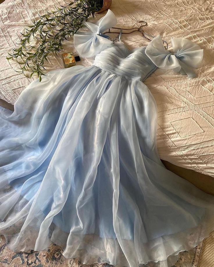 Blue sweet elegant short sleeve tulle short rhinestone embellished homecoming dress party dress nv3002