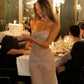 Champagne Fashion Bodycon Evening Dress Prom Dress Party Dress nv1866