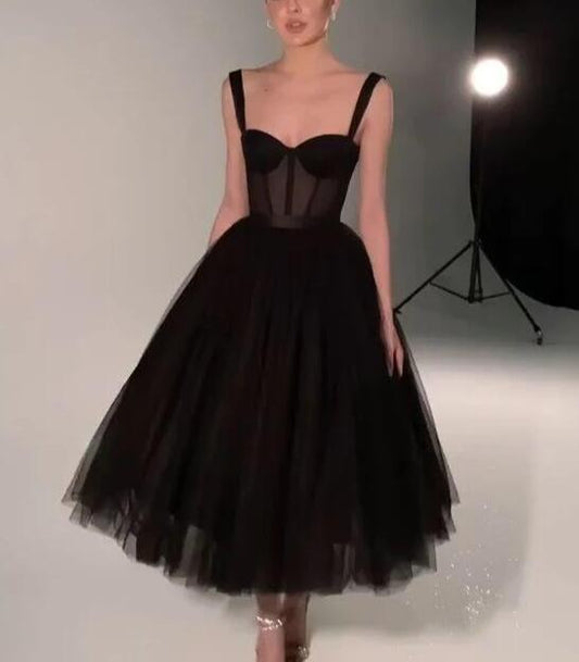 Tulle Prom Dresses,Black Formal Dresse Evening Dresses nv119